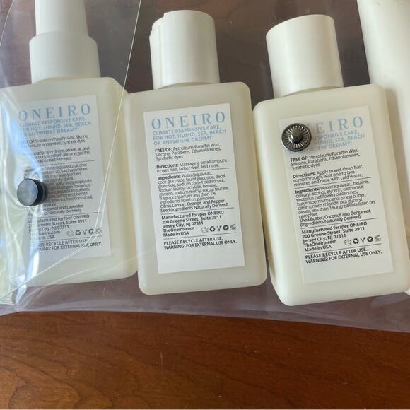 Oneiro Sunchasers Ready, Go Kit! Shampoo Conditioner Body Wash Body Milk Mist - Picture 7 of 9